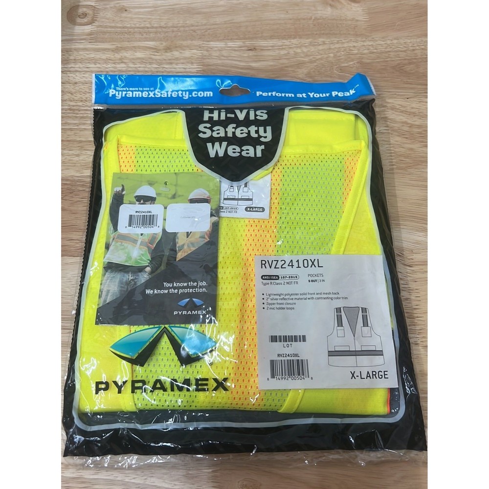 Hi-Vis Safety Wear X-Large Type R Class 2 RVZ2410XL